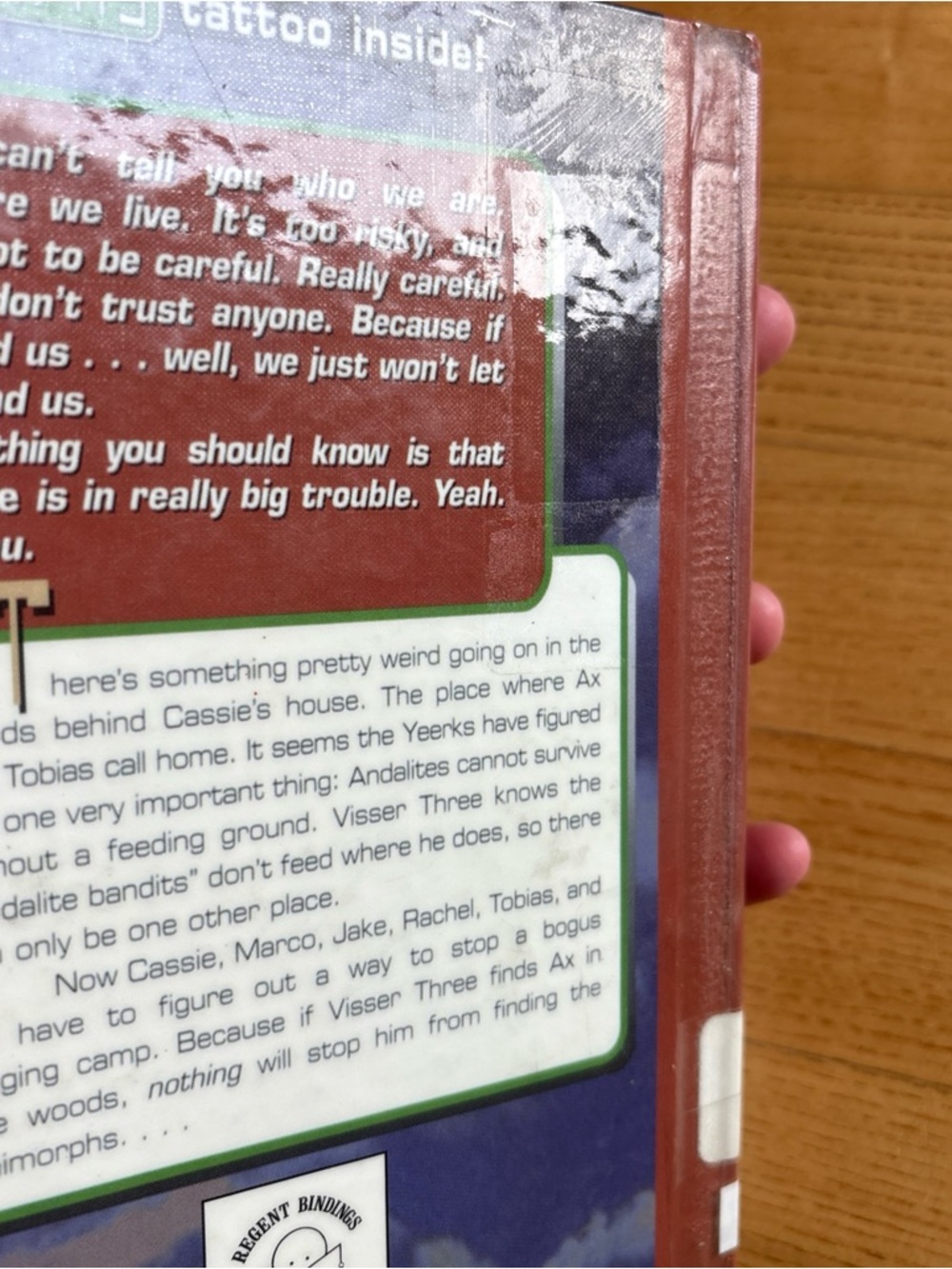 Animorphs #9 The Secret HARDCOVER Book K.A. Applegate Cat Rat Regent Y2K Vintage - Picture 9 of 9